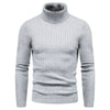 Autumn And Winter Turtleneck Warm Fashion Solid Color sweater Men's Sweater Slim Pullover men's Knitted sweater Bottoming Shirt